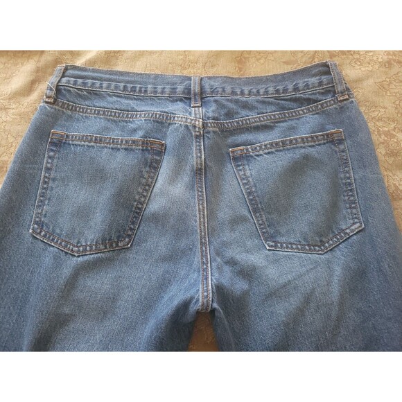 OLD NAVY Men's Medium Blue Denim 100% Cotton Straight Leg Jean Size 32 x 30 - Picture 5 of 8